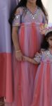 Purple with coral dress filled with mirrors (6-16Y)